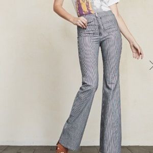 Reformation Betton Pant Locomotive Stripe size 8